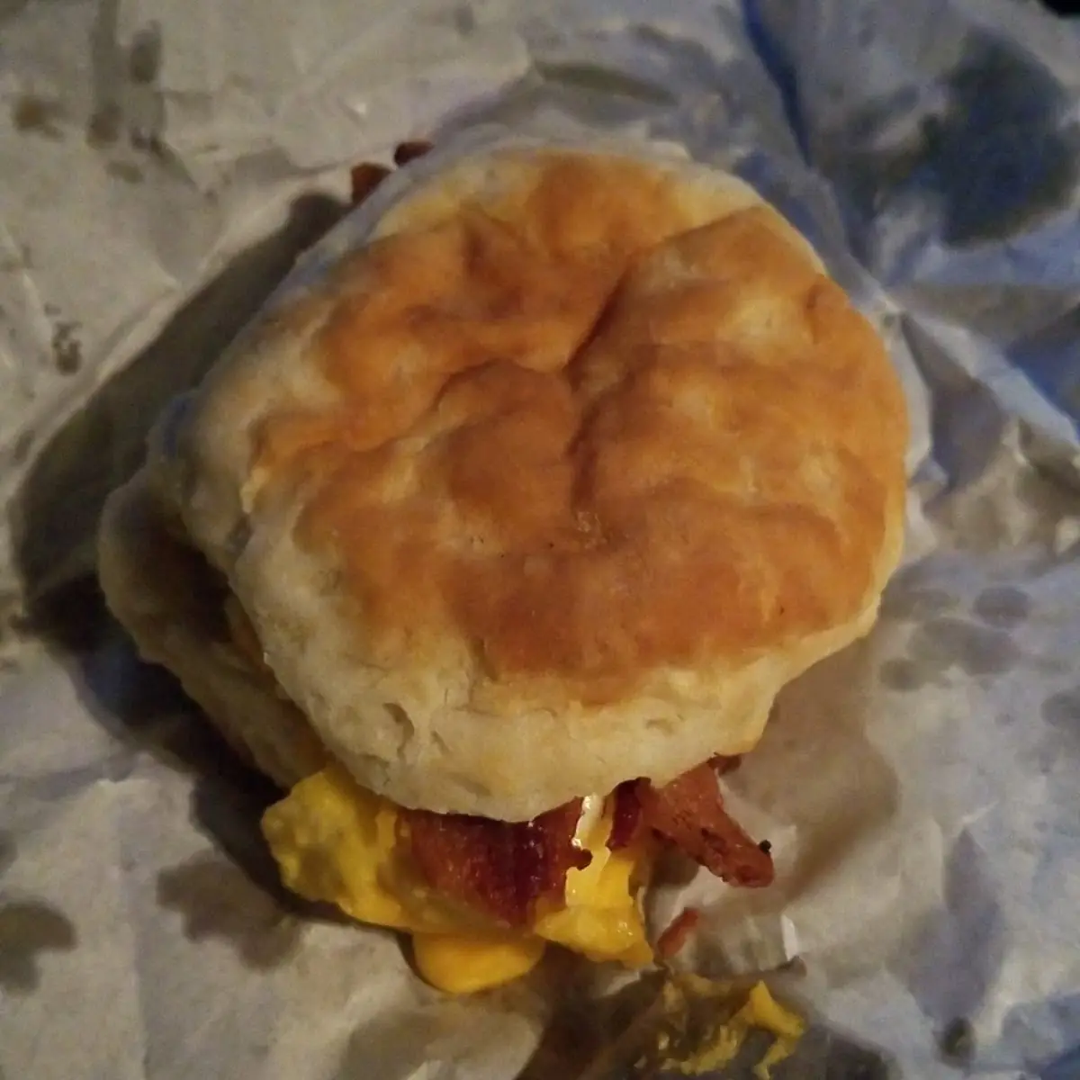 Bacon Egg and Cheese Biscuit