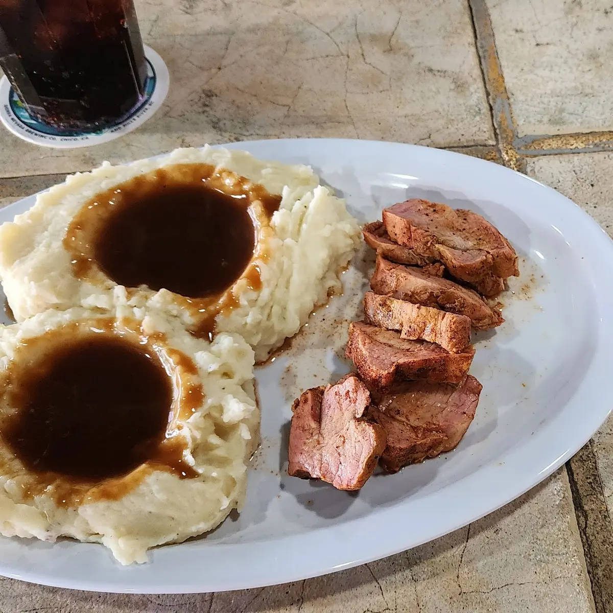 Smoked Pork Tenderloin & Double Mashed Potatoes and Gravy