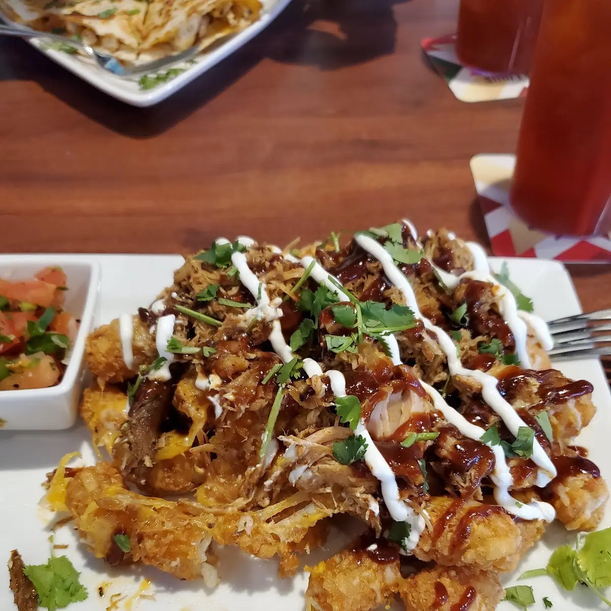 Pulled Pork Nachos with Tater Tots