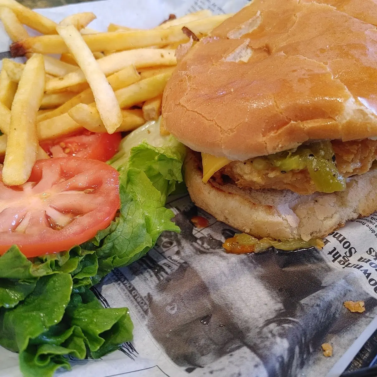 Santa Fe Chicken Sandwich Fried