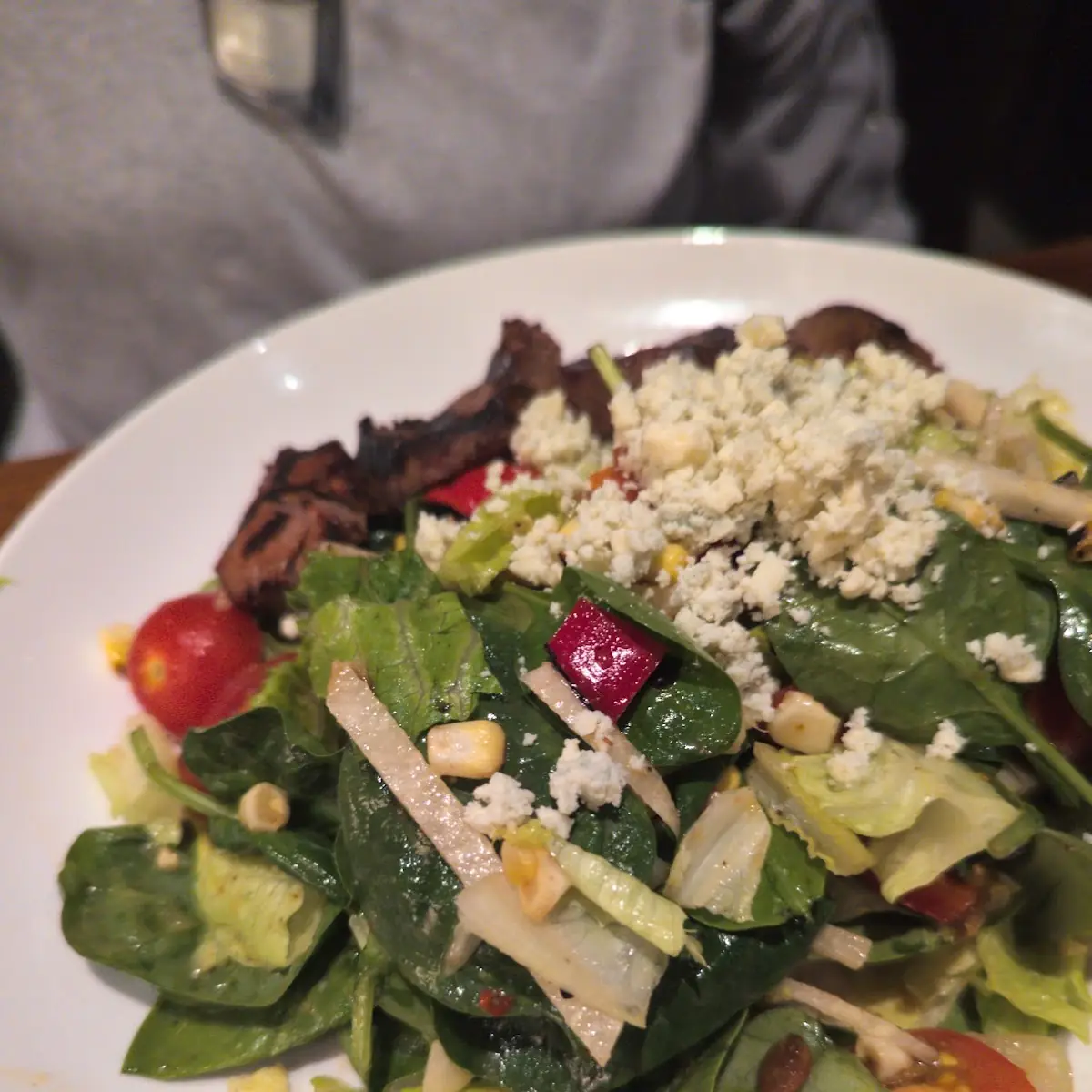 Wood-Grilled Flat Iron Steak Salad