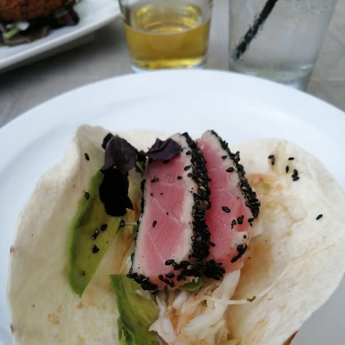 Ahi Tuna Tacos, Armando's Pizza - Riverside Dr E