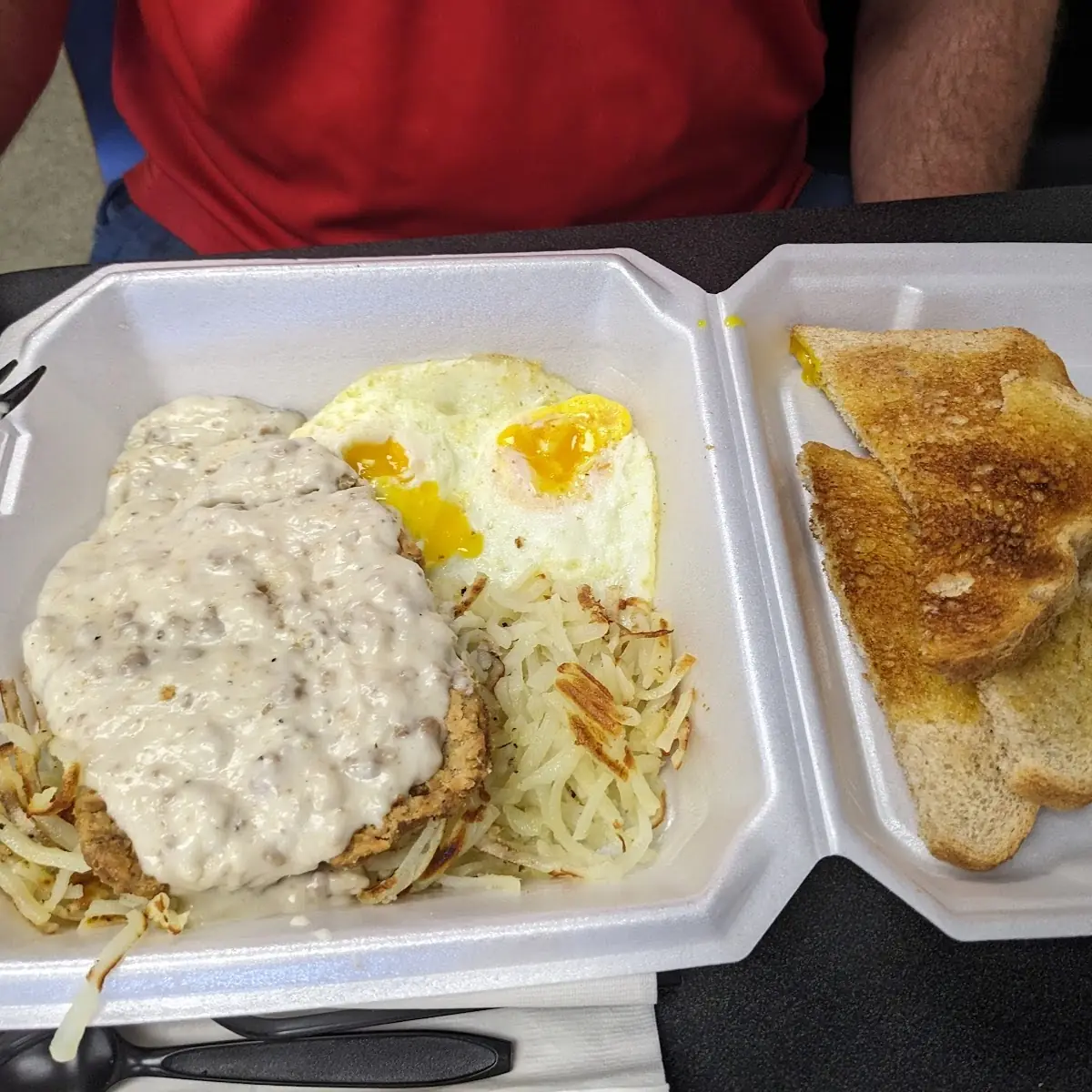 Chicken Fried Steak & Eggs