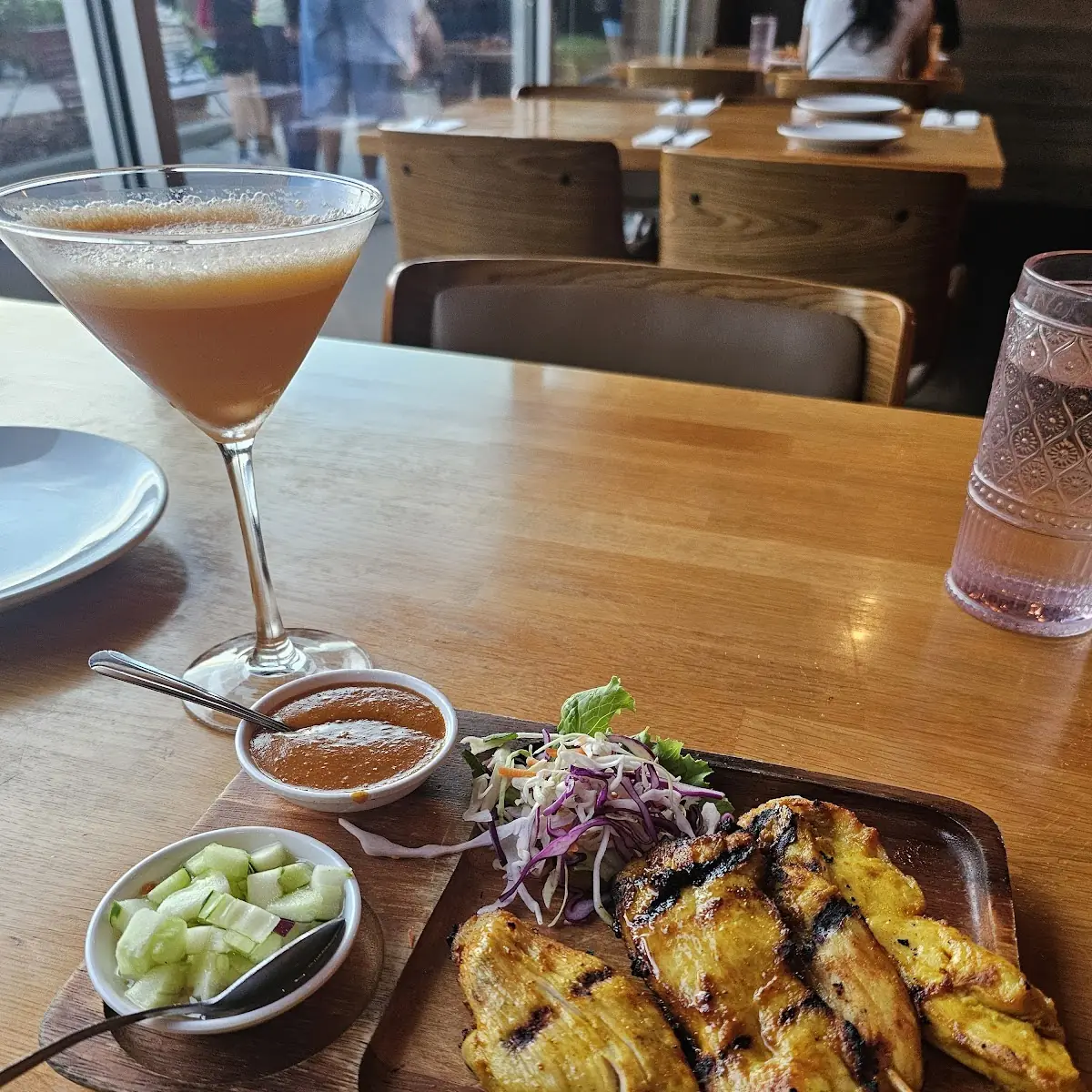 Chicken Satay Muay Thai Tea