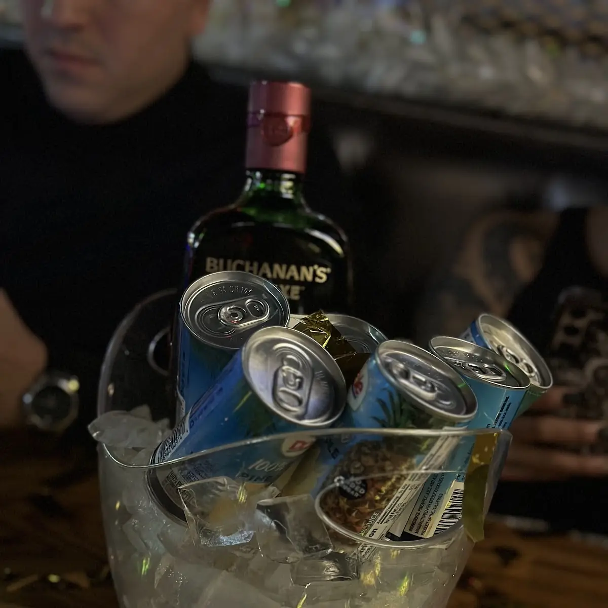 Whisky with Pine Apple Juice