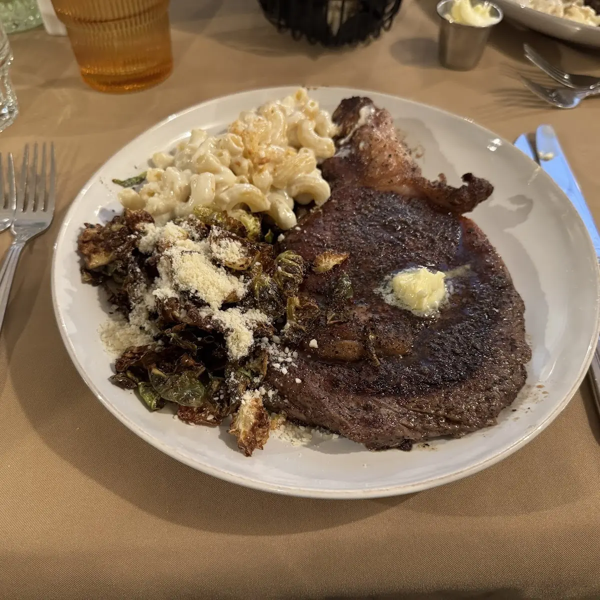 Rib Eye Steak with Brussels Sprouts