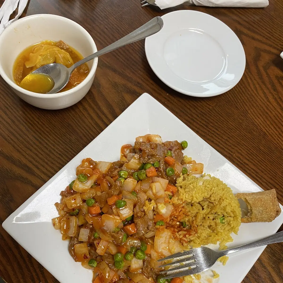 Spice Beef Combination Plate
