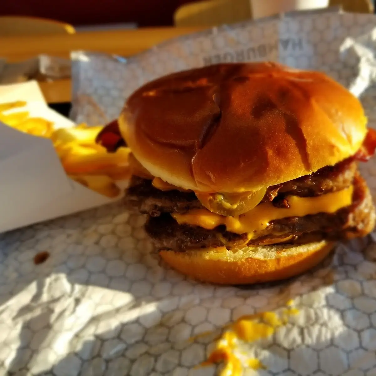 Triple Bacon Cheeseburger Combo