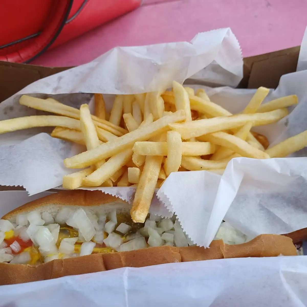 Hot Dog and Fries