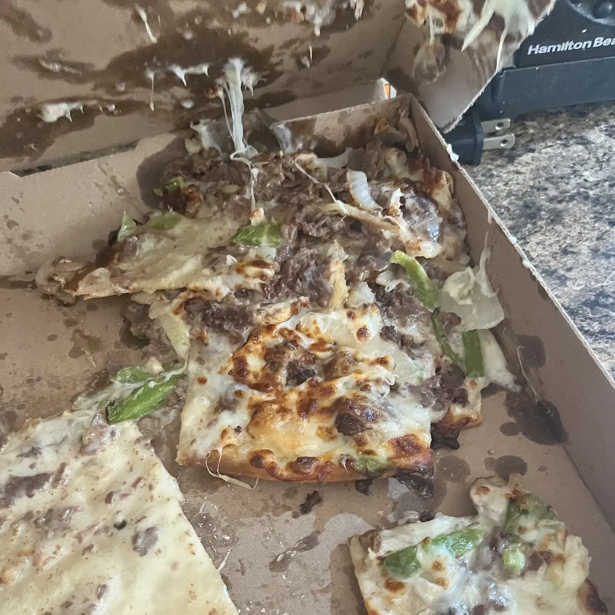 Philly Cheesesteak Pizza