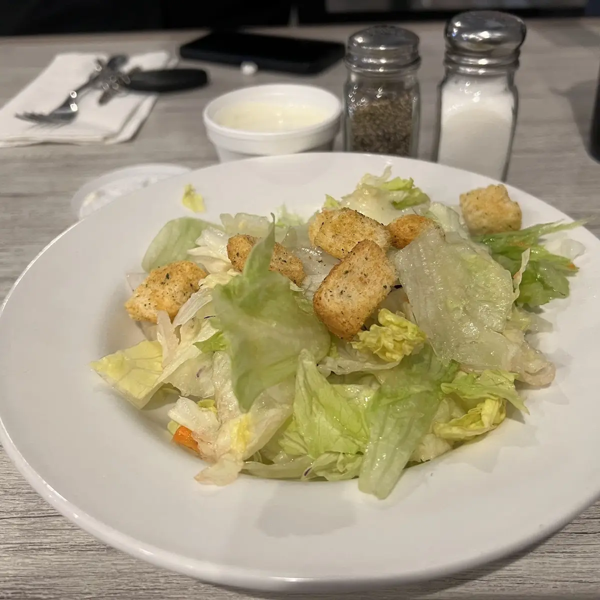 Salad with Ranch Dressing