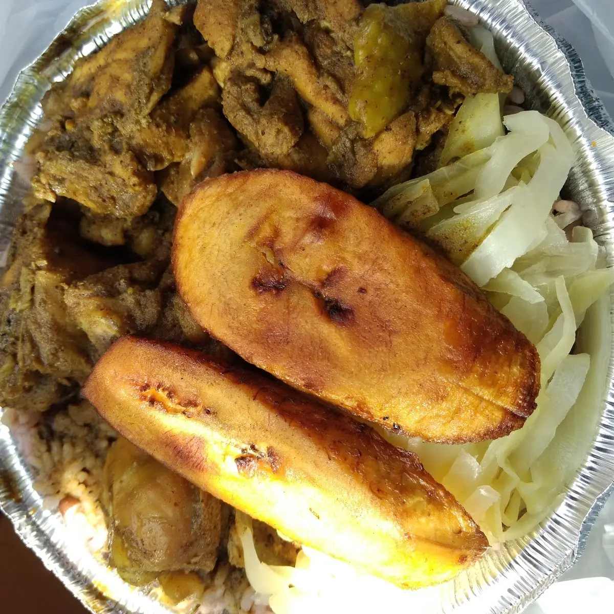 Curried Goat Dinner