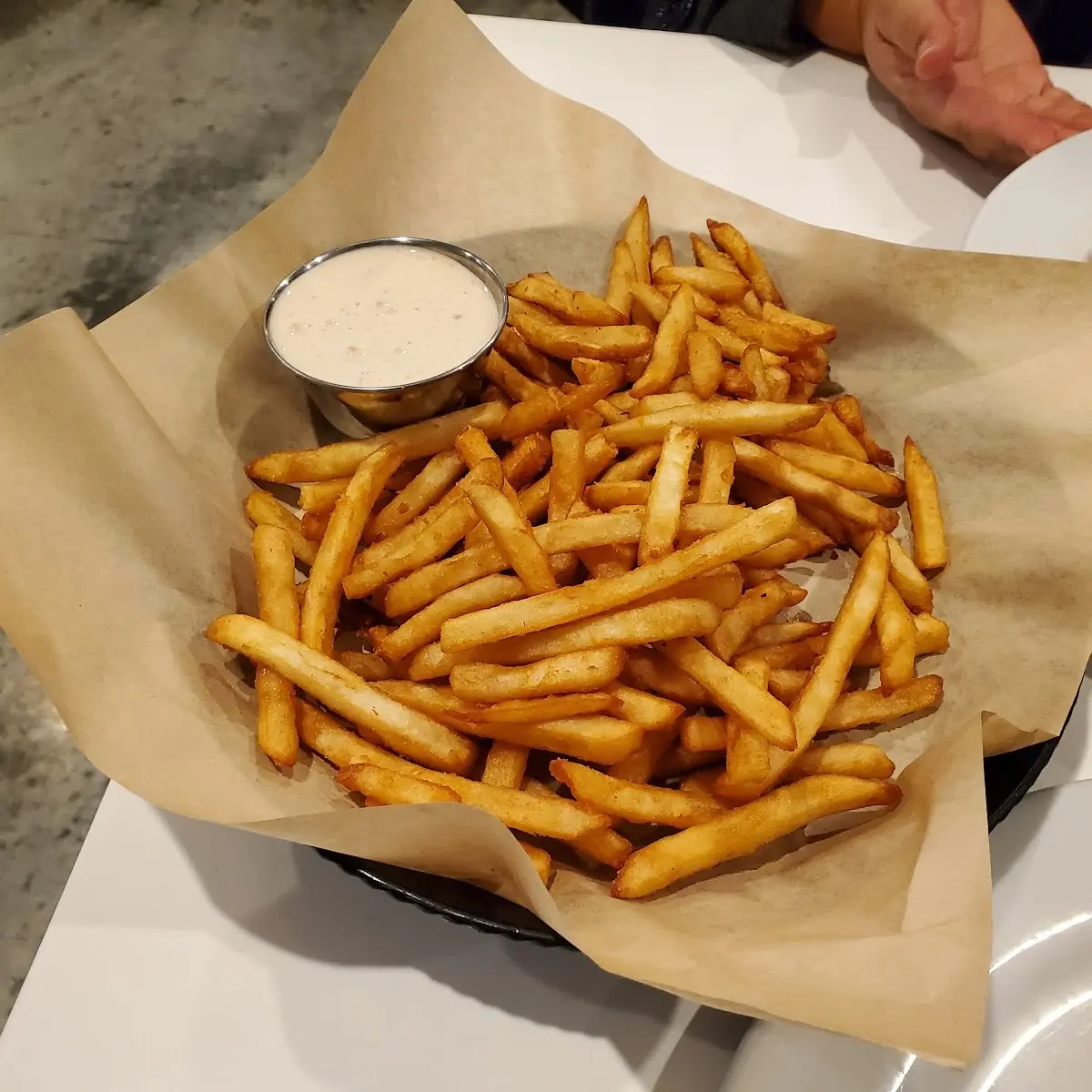 Beer Battered Fries with Cheese