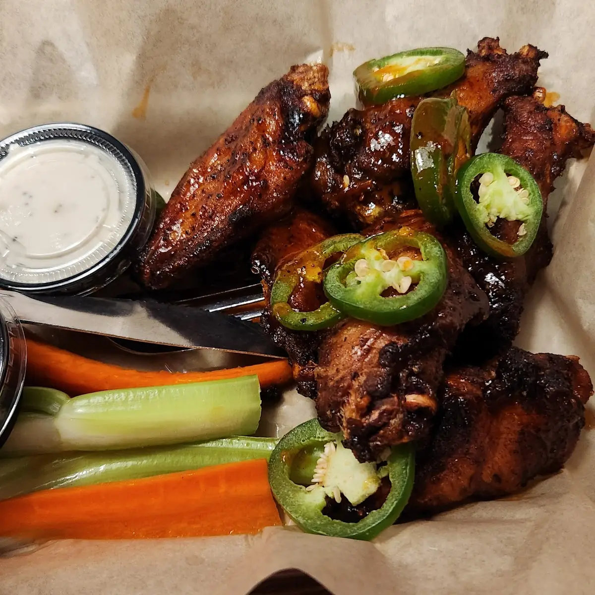 Smoked Habanero Wings