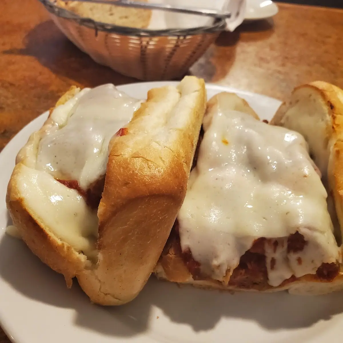 Meatball and Sausage Parmesan Sub