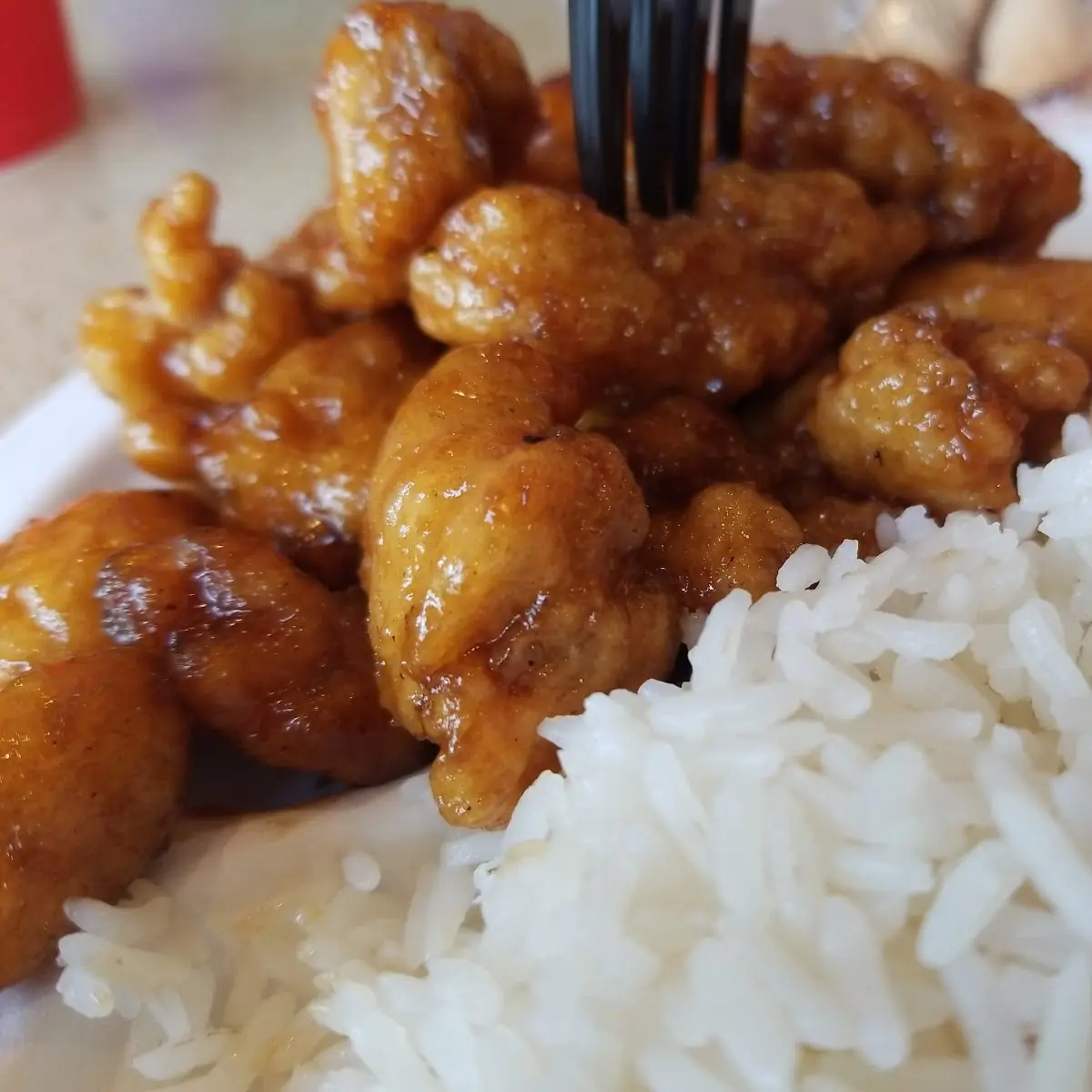 Orange Chicken White Rice