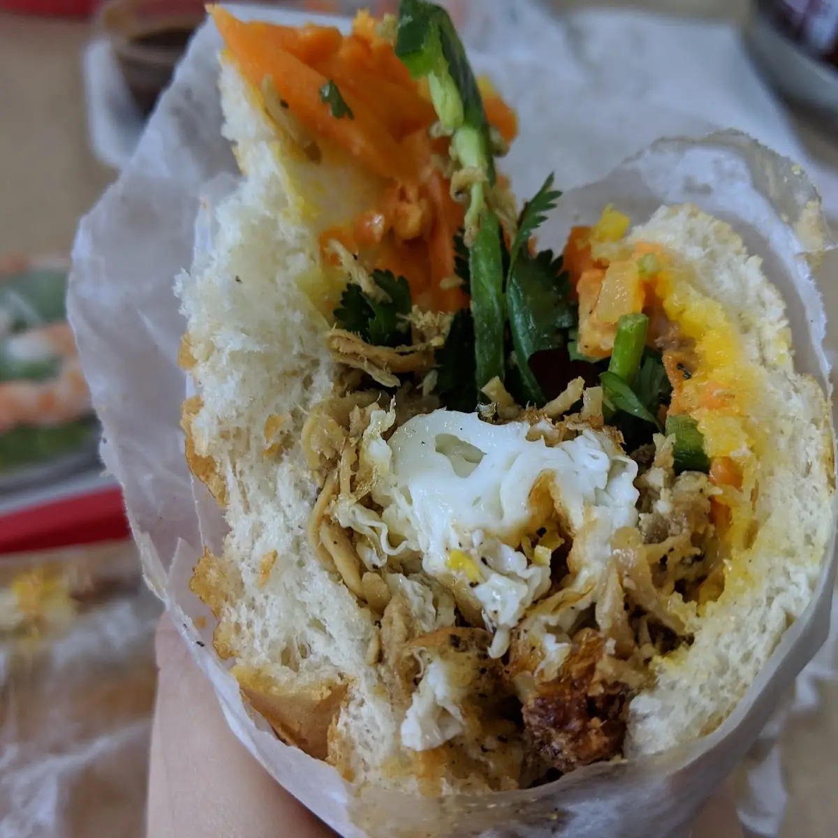 Shredded Chicken Banh MI