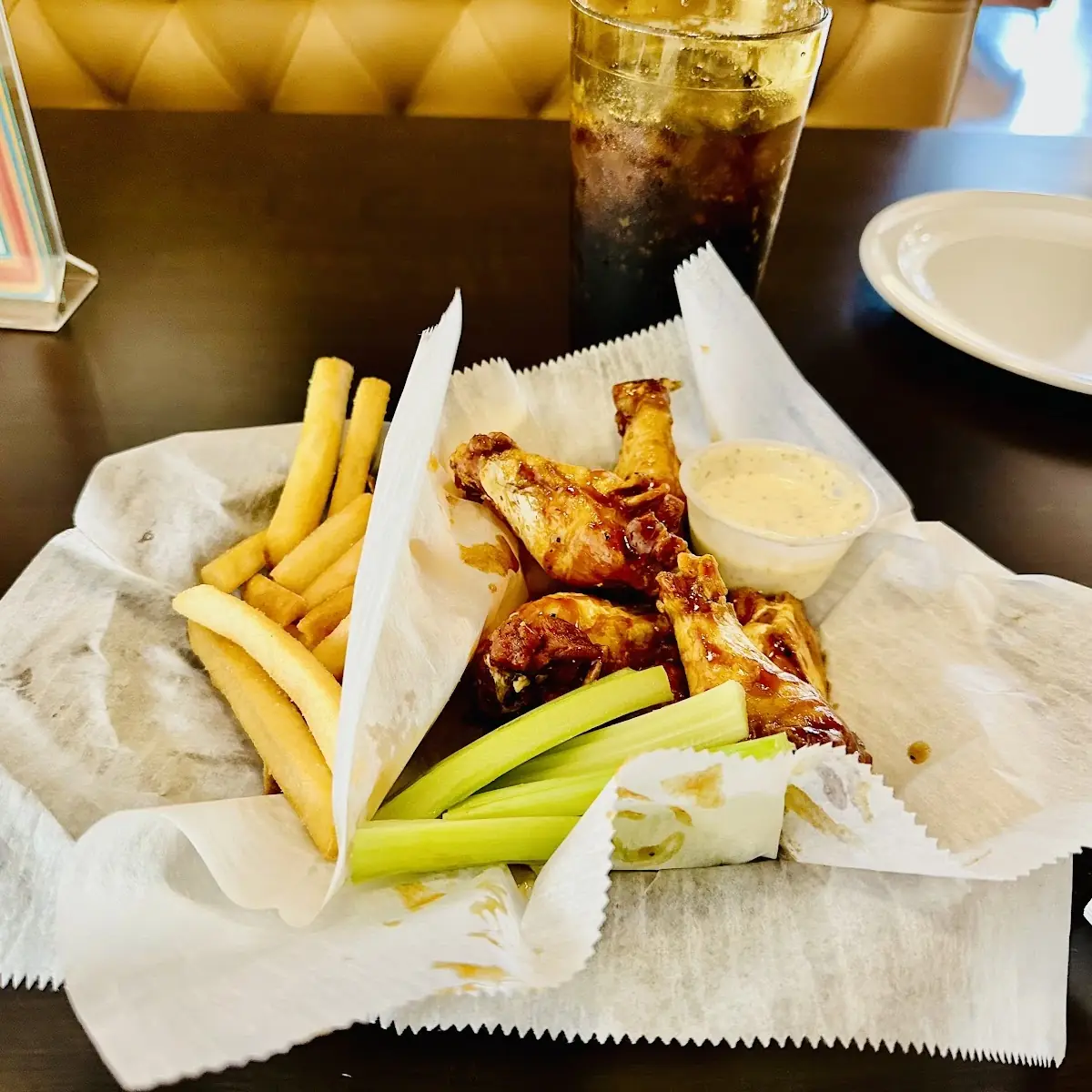 6 Wings Fries & Drink Special