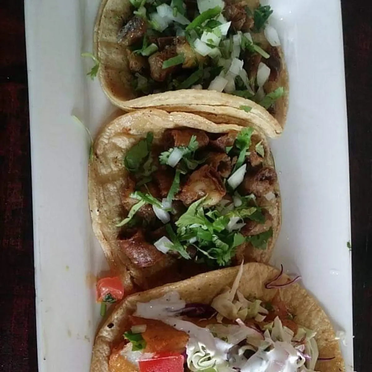 Taco Tues Fish Tacos and Tripa