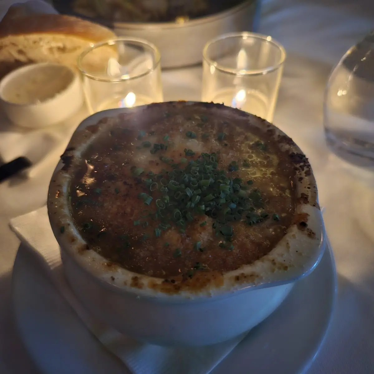 French Onion Soup Baked Cheese