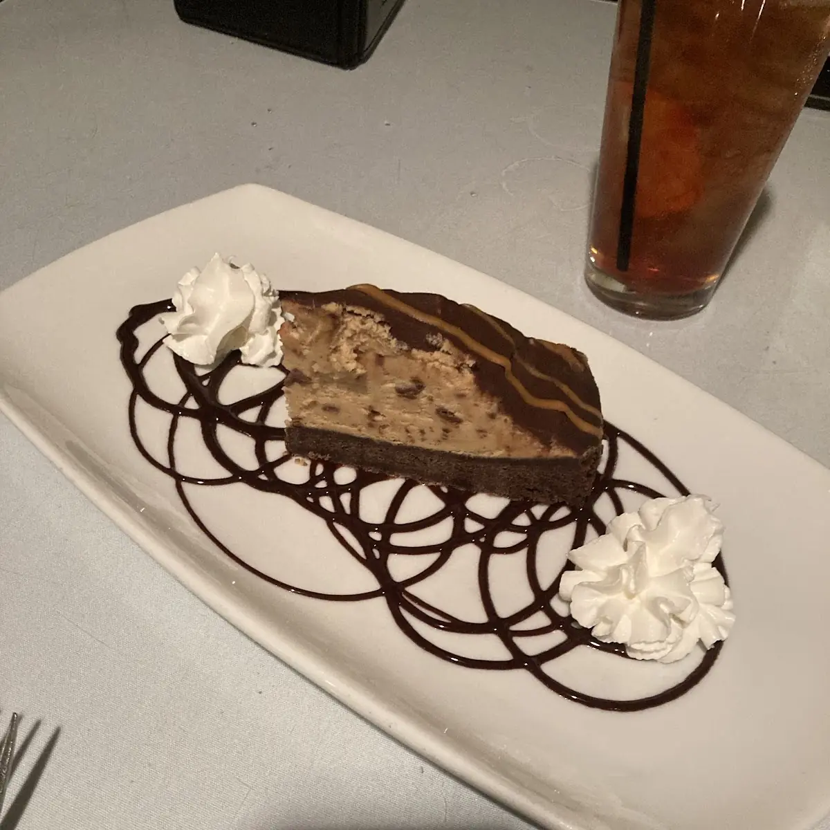 Chocolate Peanut Butter Cheese Cake