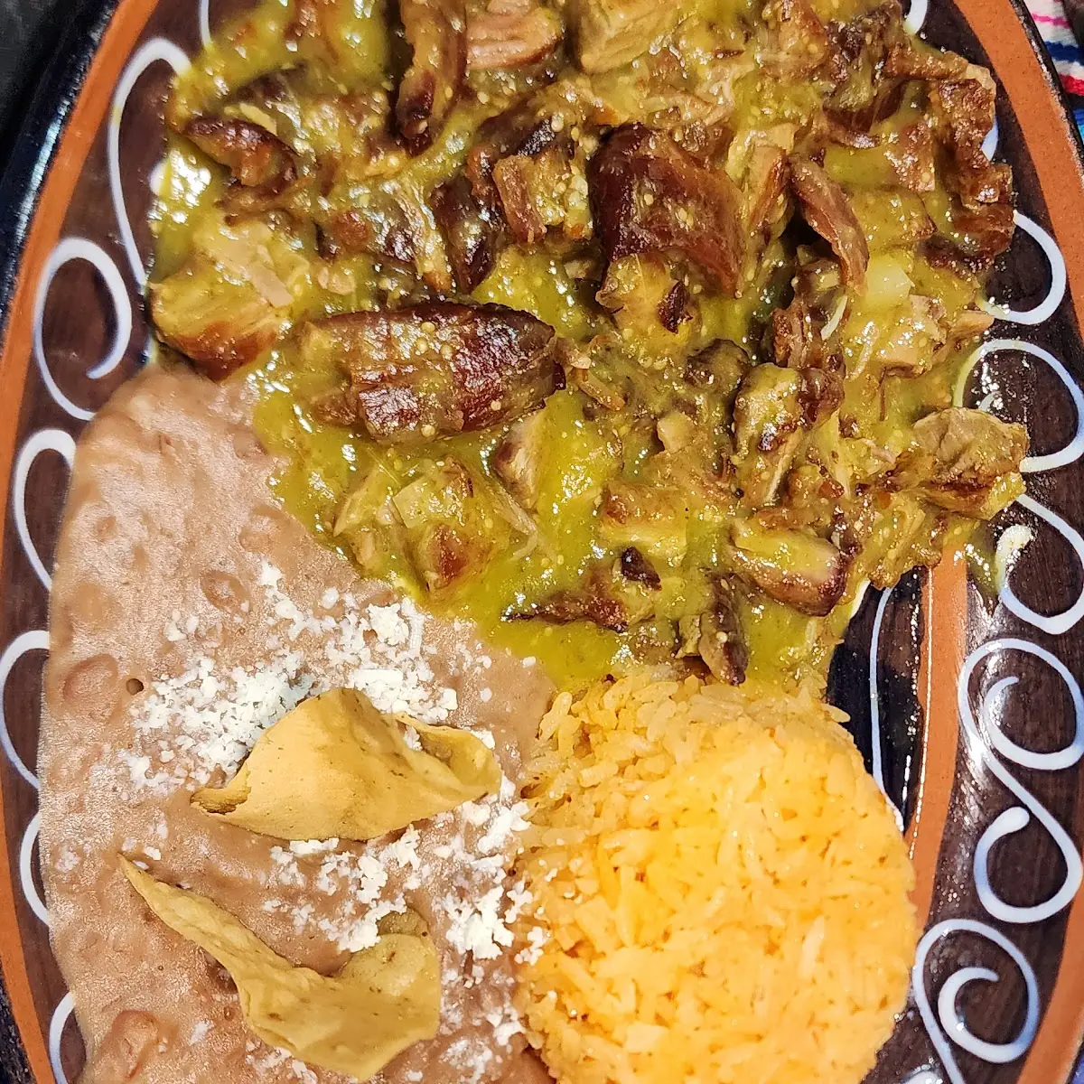 Chile Verde Plate