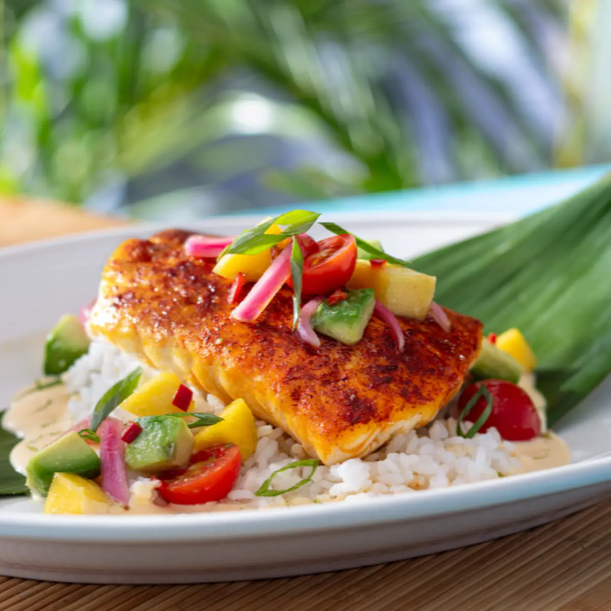 Tequila Sunburn Glazed Salmon