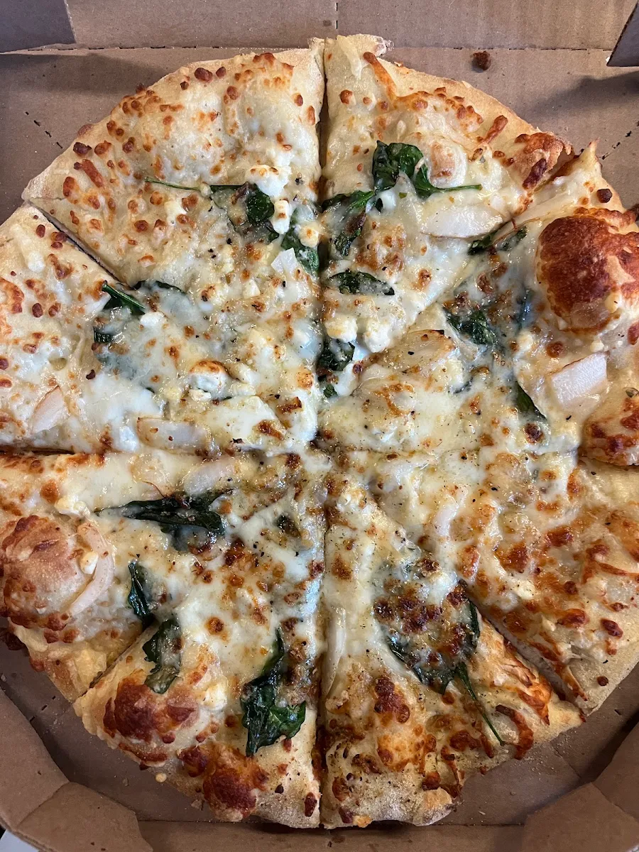 Spinach and Feta, Domino's Pizza