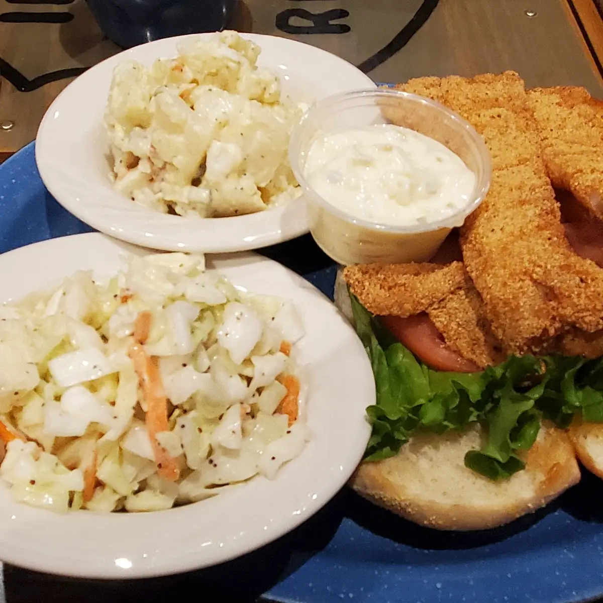 Walleye Fish Sandwich