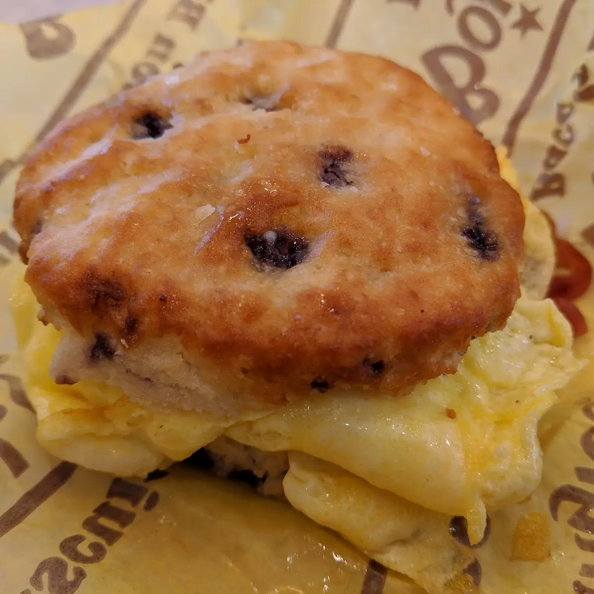 Berry Bacon Egg and Cheese Biscuit