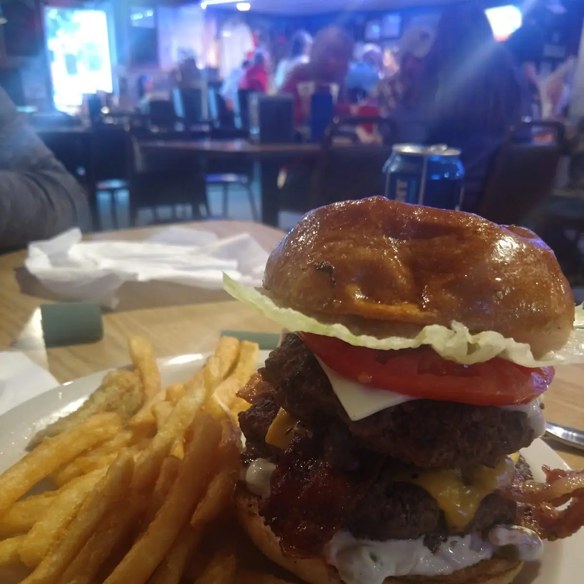 Bourbon Glazed Burger