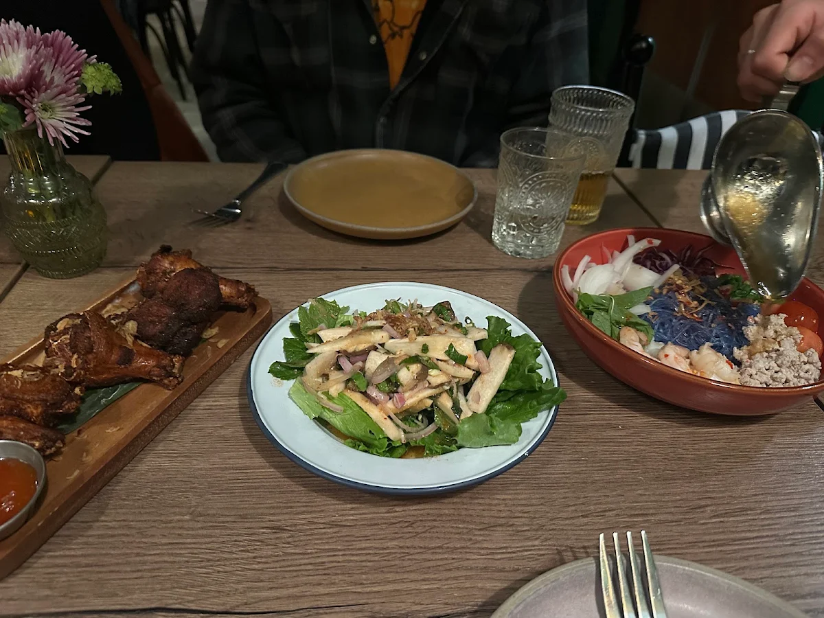 Fried Chicken Larb