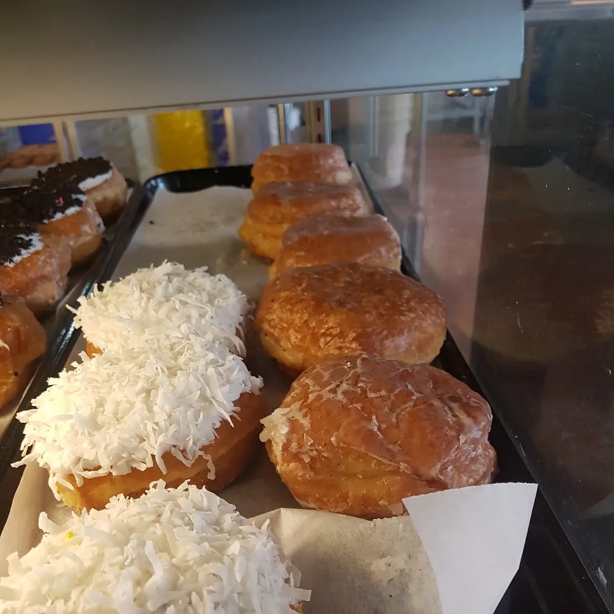 Coconut Cream Doughnuts