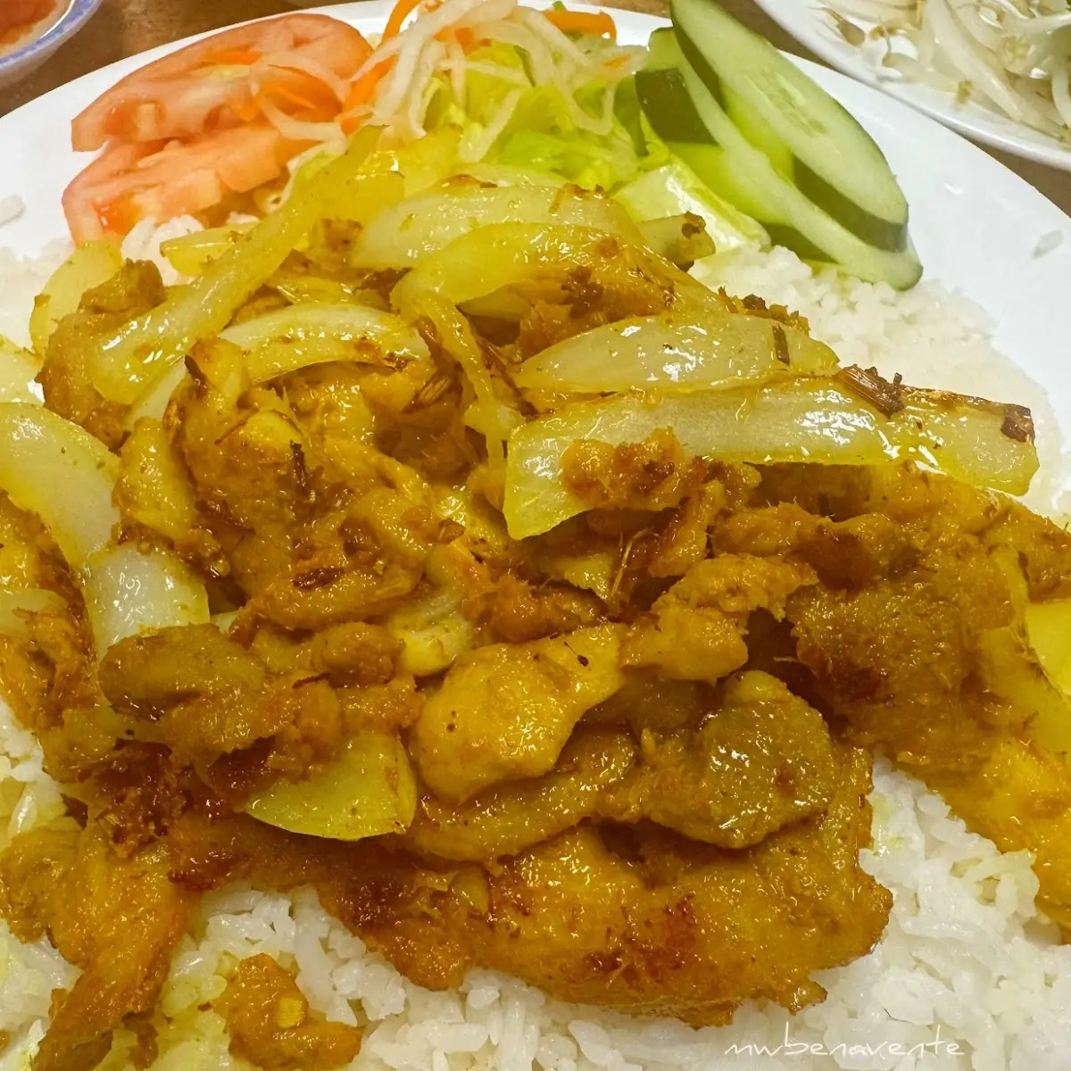 33a. Chicken with Lemon Grass Rice Plate