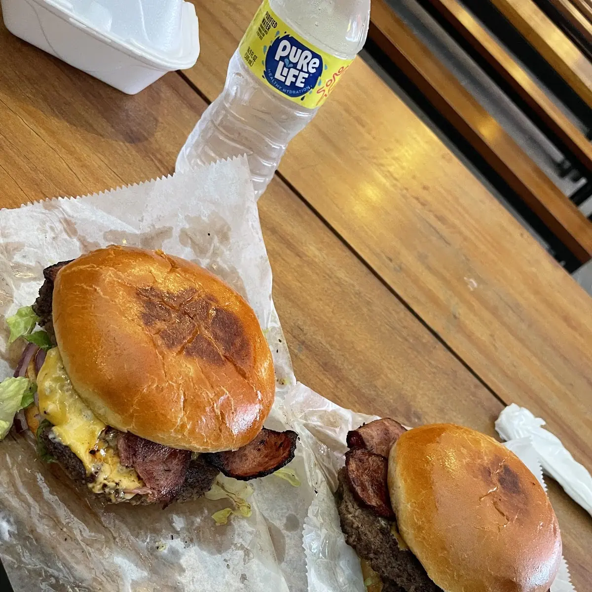 Double Patty Melt Burger