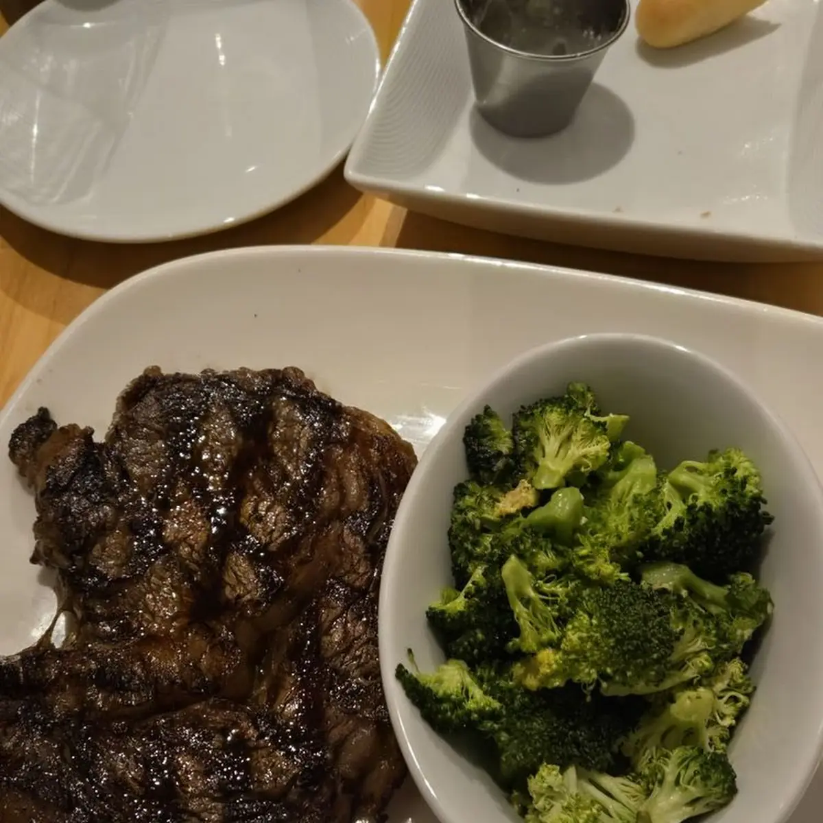 12oz Ribeye with Broccoli