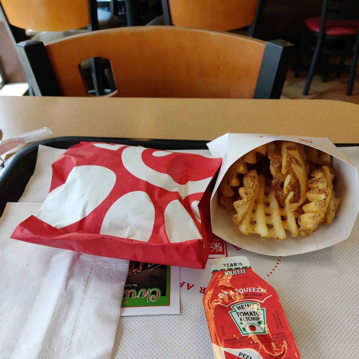 Spicy Chicken Sandwich with Medium Fries