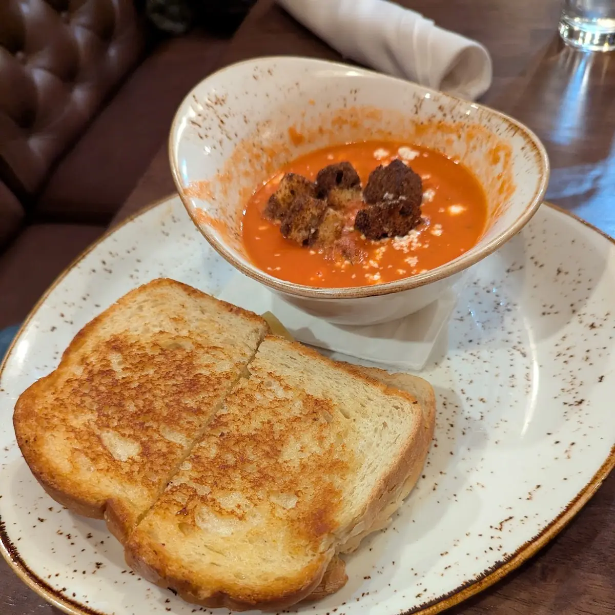 Irish Grilled Cheese & Creamy Tomato Bisque
