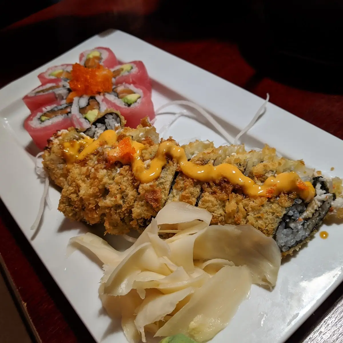 Cherry Blossom and Deep Fried San Francisco Roll