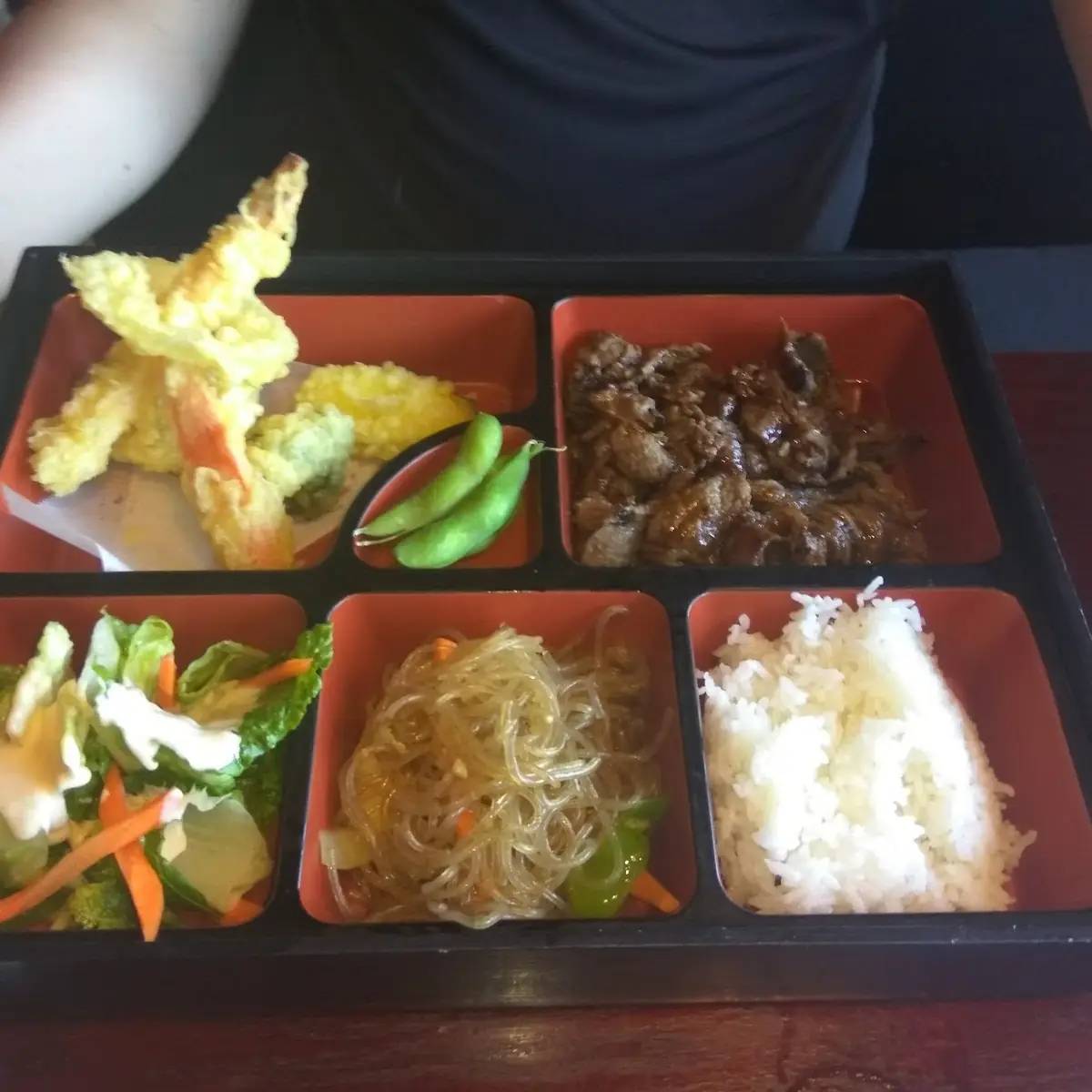 Grilled Salmon Bento Box