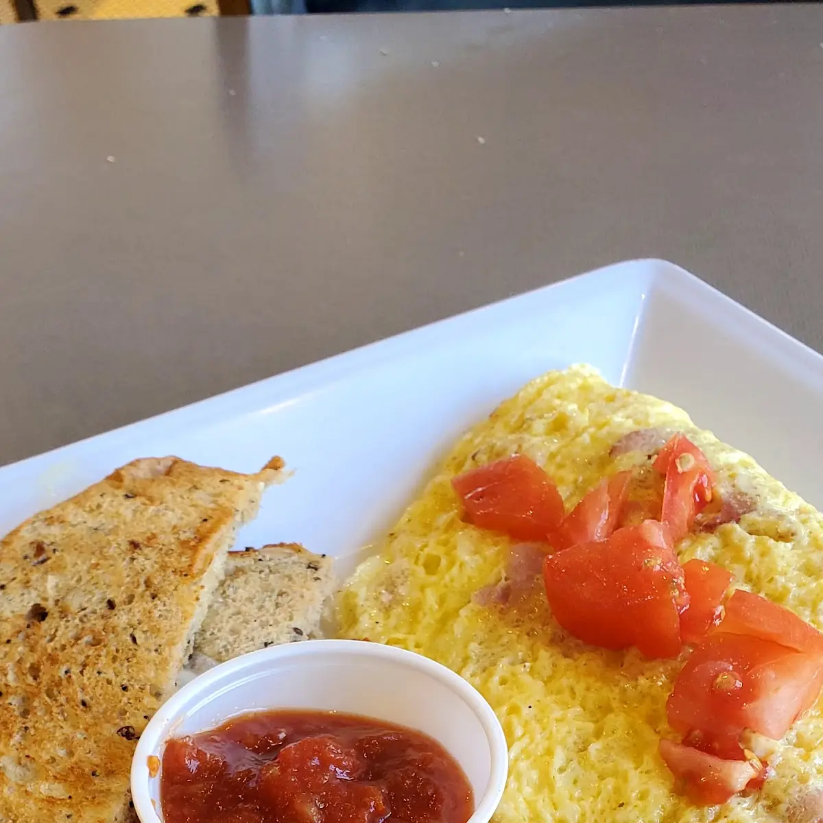 Swiss Cheese Omelette