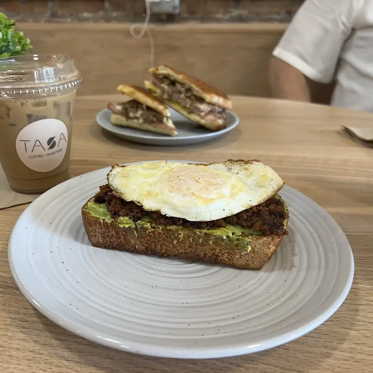 Chorizo Avocado Toast with Egg on Top