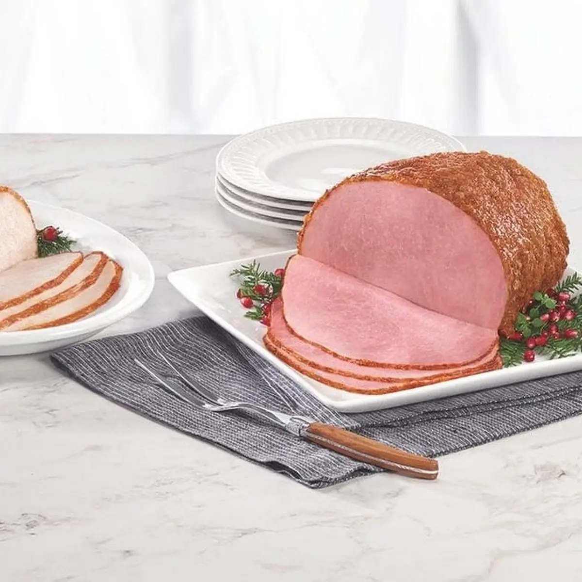 Bone-In Ham & Turkey Breast Duo