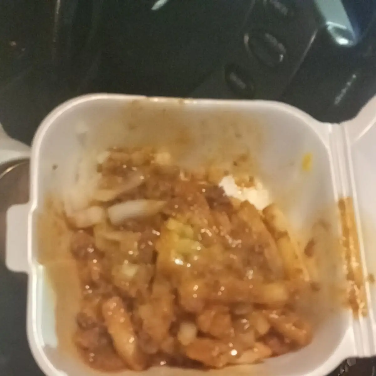 Chilli Cheese French Fries with Extra Onion and Extra Cheese