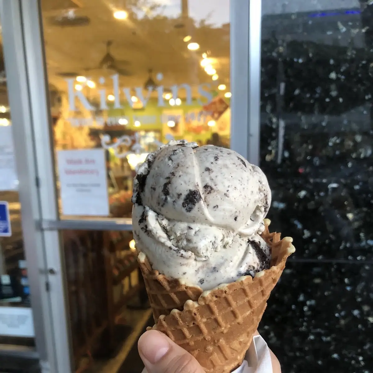 Quart- Blueberry Waffle Cone