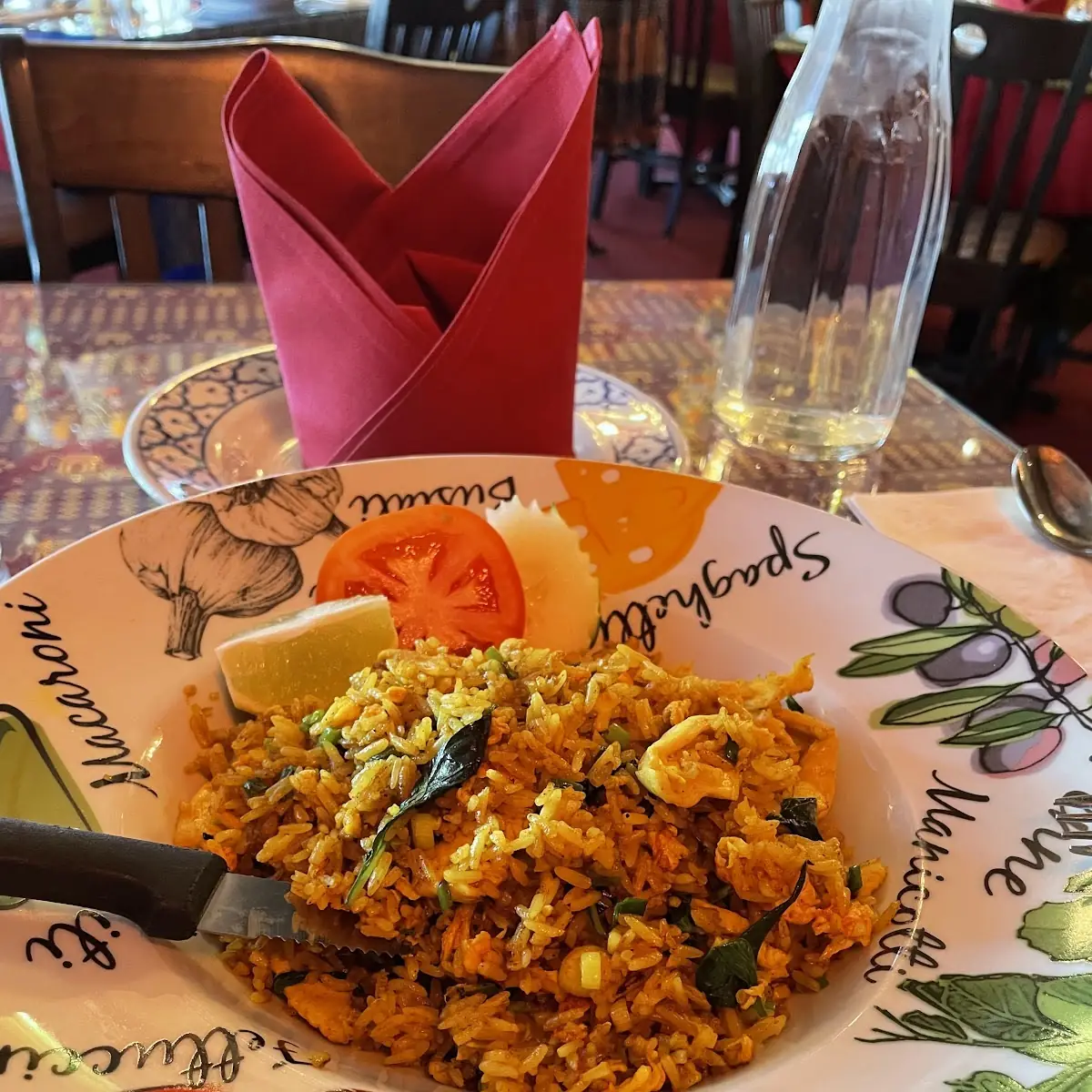 Curry Fried Rice with Chicken
