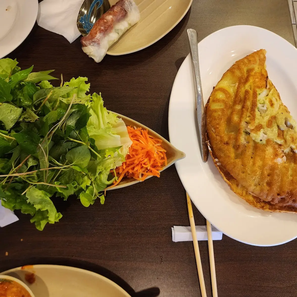Shrimp & Pork Rice Pancake Bánh Xèo