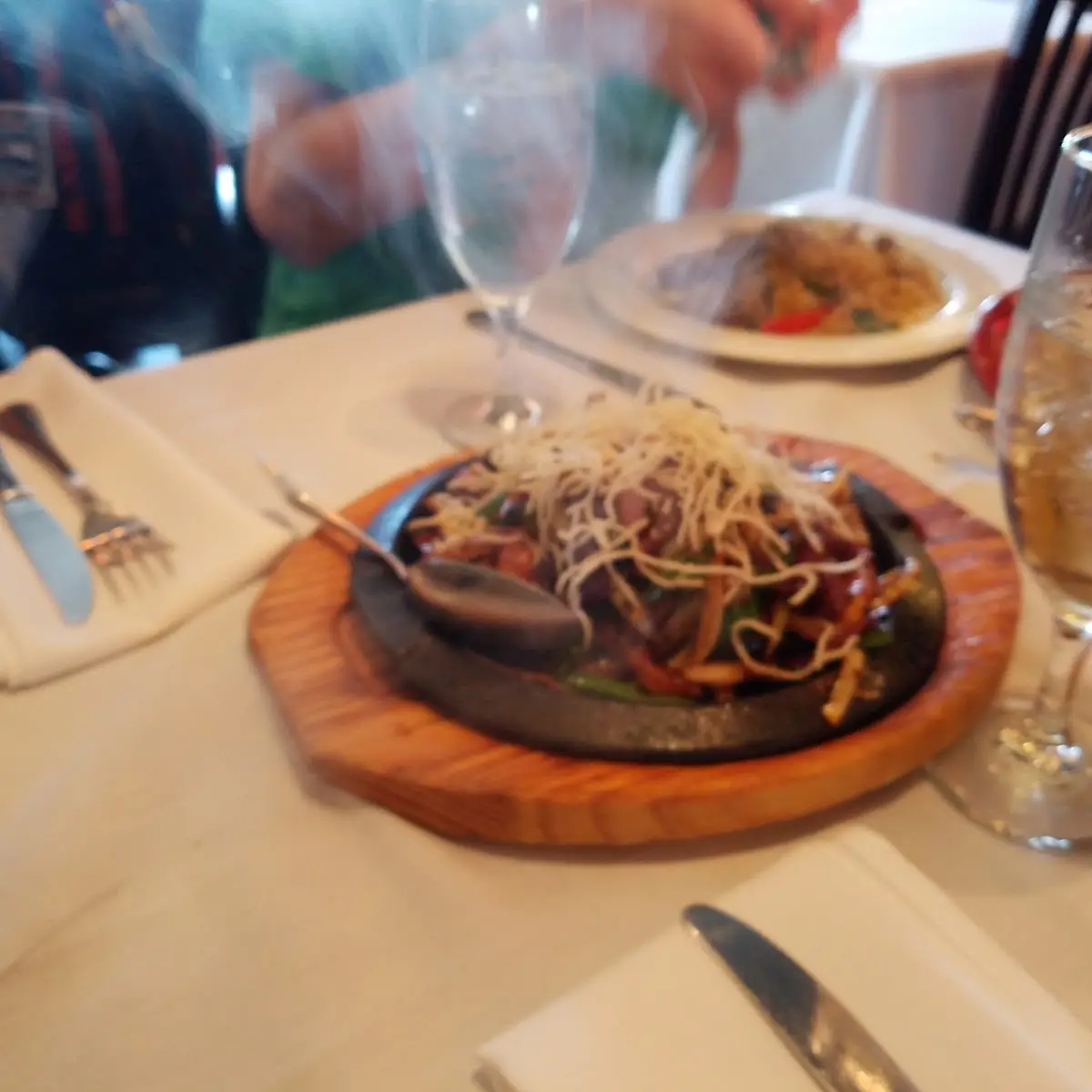 Mongolian Beef in Iron Plate