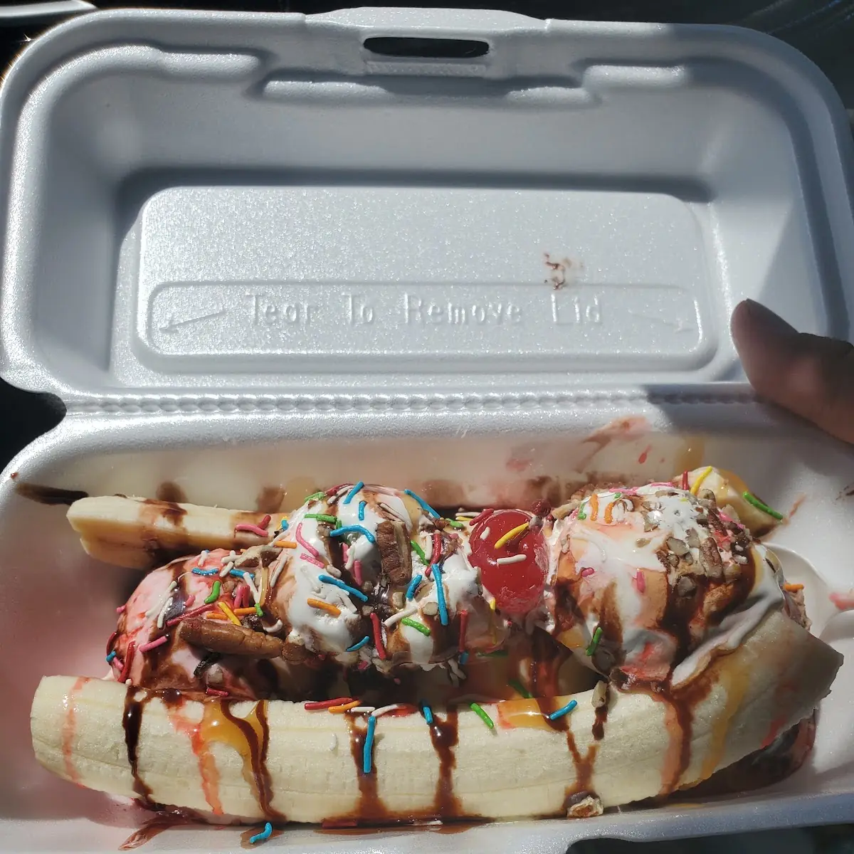 Ice Cream - Banana Split Jr. - 2 Scoops