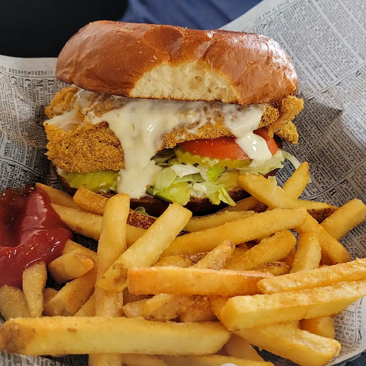 Fried Fish Sandwich Combo